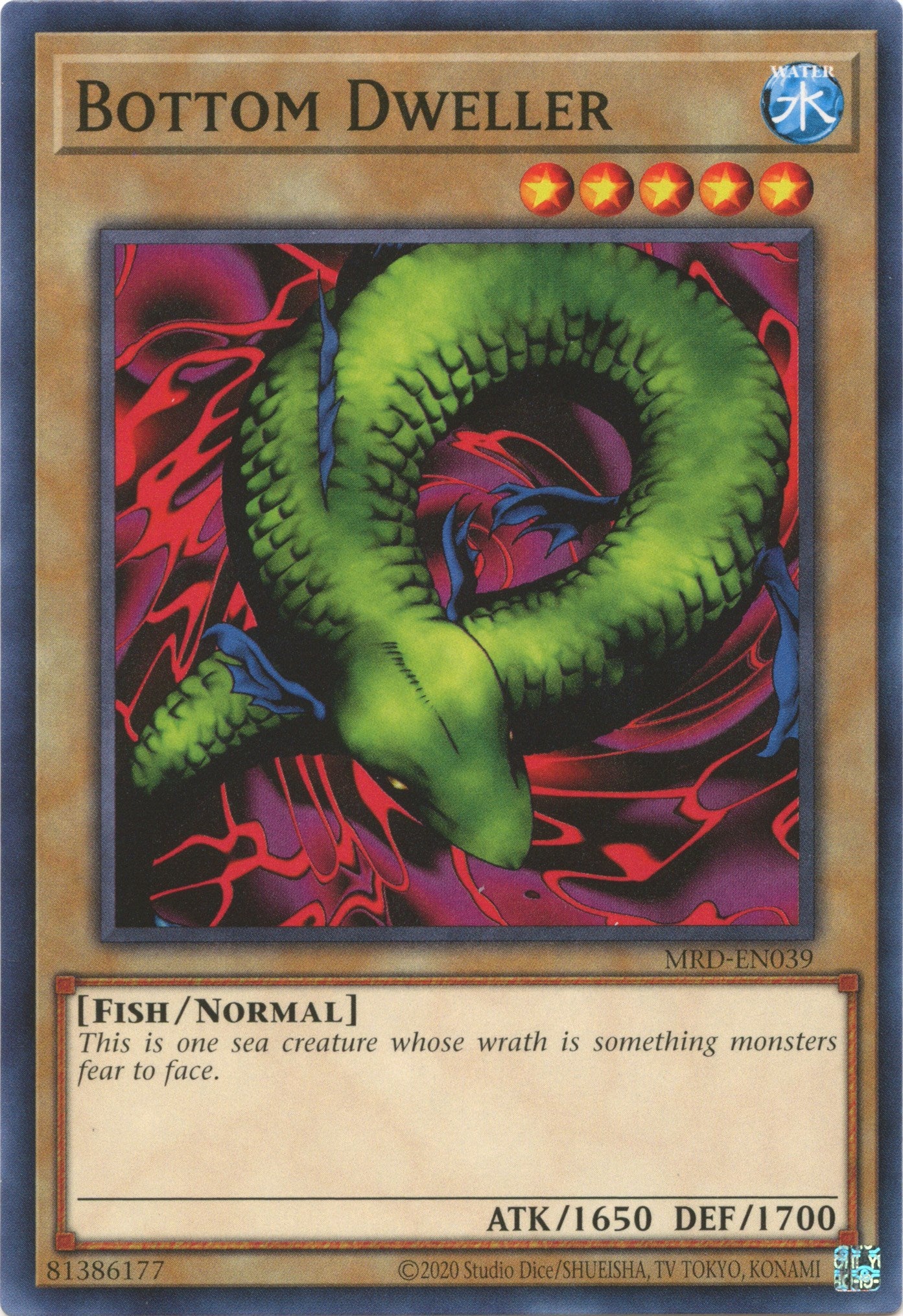 Bottom Dweller (25th Anniversary) [MRD-EN039] Common | Jomio and Rueliete's Cards and Comics