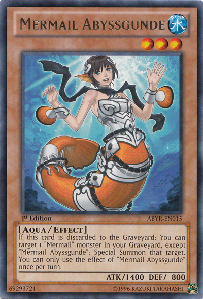 Mermail Abyssgunde [ABYR-EN015] Rare | Jomio and Rueliete's Cards and Comics