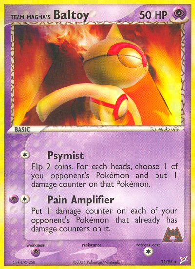 Team Magma's Baltoy (32/95) [EX: Team Magma vs Team Aqua] | Jomio and Rueliete's Cards and Comics