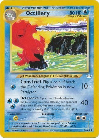 Octillery (34/64) [Neo Revelation Unlimited] | Jomio and Rueliete's Cards and Comics