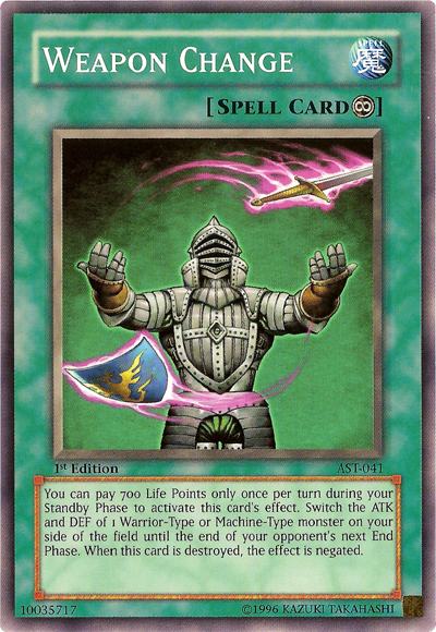 Weapon Change [AST-041] Common | Jomio and Rueliete's Cards and Comics