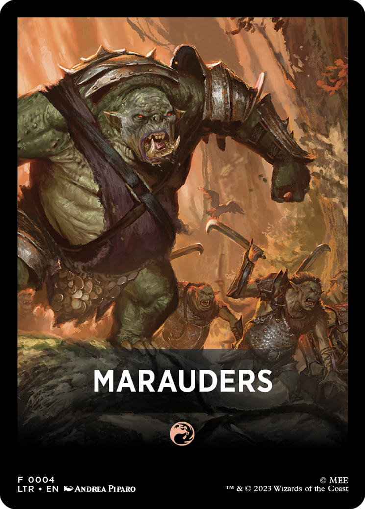 Marauders Theme Card [The Lord of the Rings: Tales of Middle-Earth Tokens] | Jomio and Rueliete's Cards and Comics