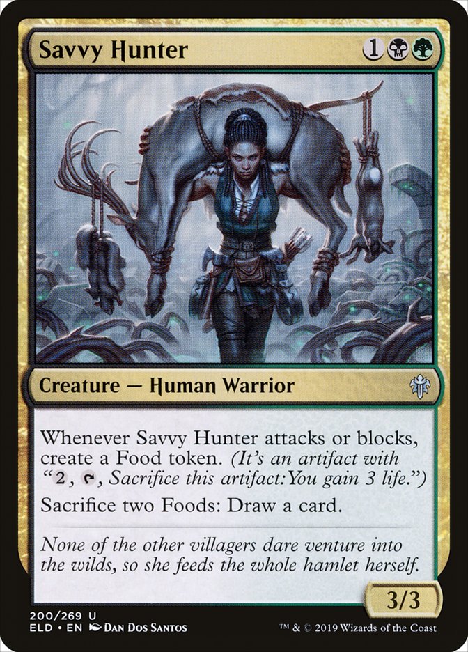 Savvy Hunter [Throne of Eldraine] | Jomio and Rueliete's Cards and Comics