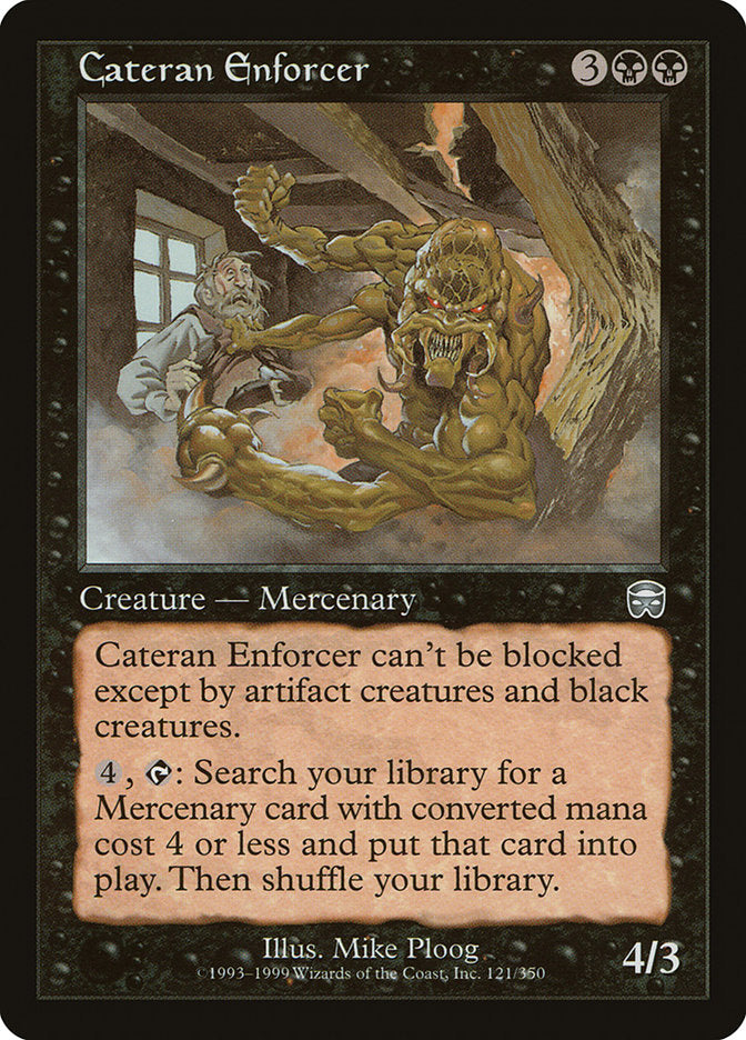Cateran Enforcer [Mercadian Masques] | Jomio and Rueliete's Cards and Comics