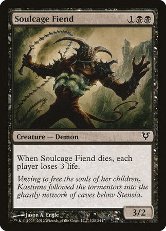 Soulcage Fiend [Avacyn Restored] | Jomio and Rueliete's Cards and Comics