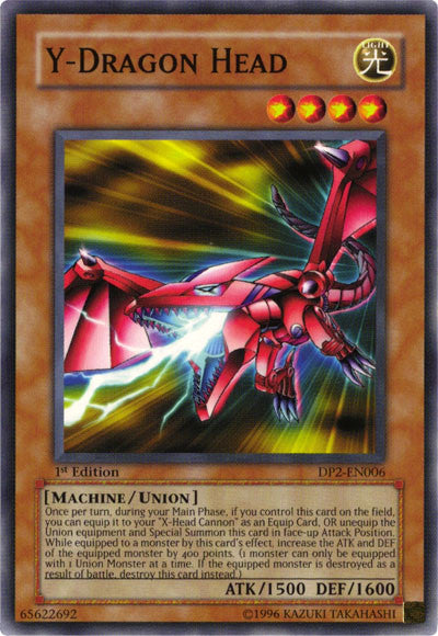 Y-Dragon Head [DP2-EN006] Common | Jomio and Rueliete's Cards and Comics