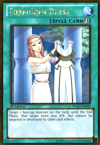 Forbidden Dress [PGLD-EN049] Gold Rare | Jomio and Rueliete's Cards and Comics