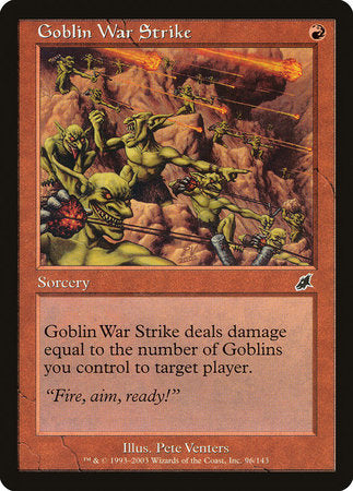 Goblin War Strike [Scourge] | Jomio and Rueliete's Cards and Comics