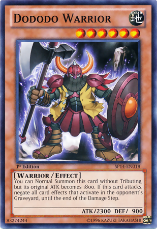 Dododo Warrior [SP14-EN018] Common | Jomio and Rueliete's Cards and Comics