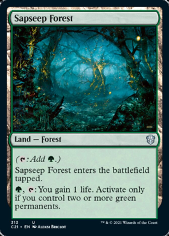 Sapseep Forest [Commander 2021] | Jomio and Rueliete's Cards and Comics