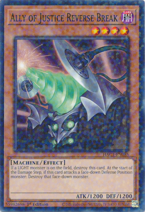 Ally of Justice Reverse Break (Duel Terminal) [HAC1-EN085] Common | Jomio and Rueliete's Cards and Comics