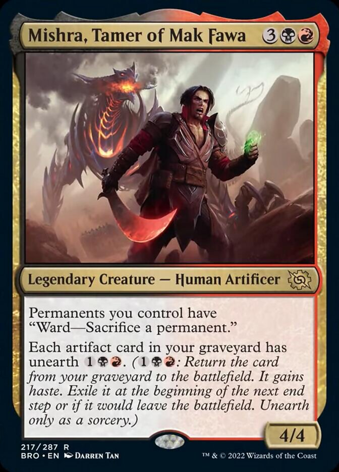 Mishra, Tamer of Mak Fawa [The Brothers' War] | Jomio and Rueliete's Cards and Comics