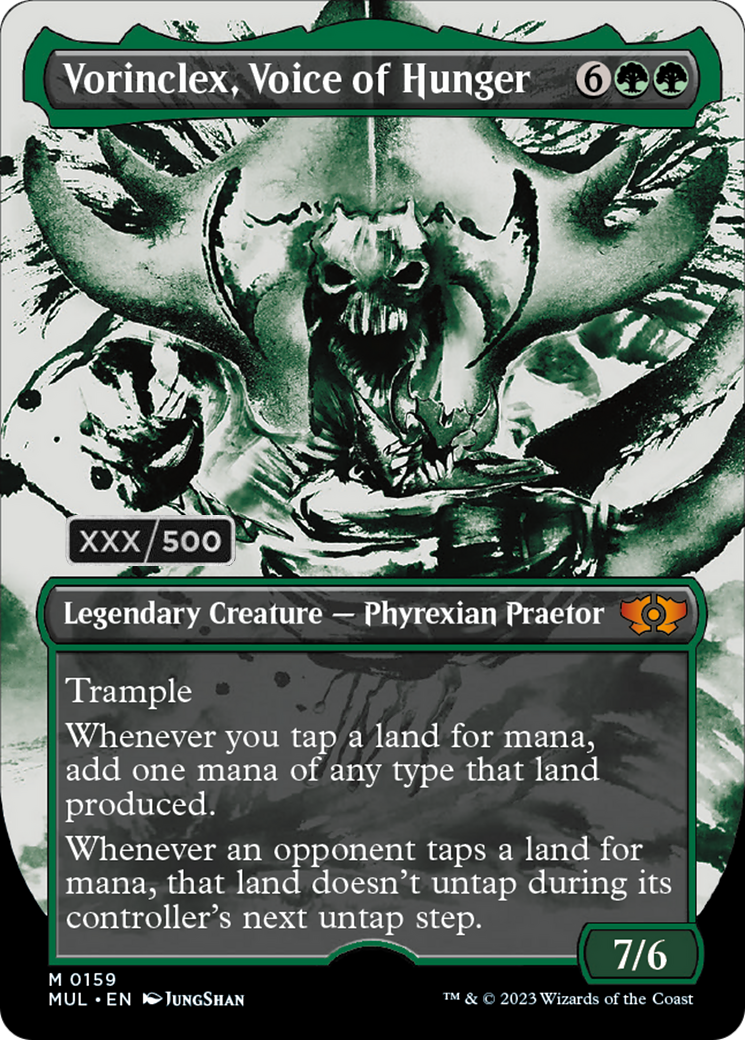 Vorinclex, Voice of Hunger (Serialized) [Multiverse Legends] | Jomio and Rueliete's Cards and Comics
