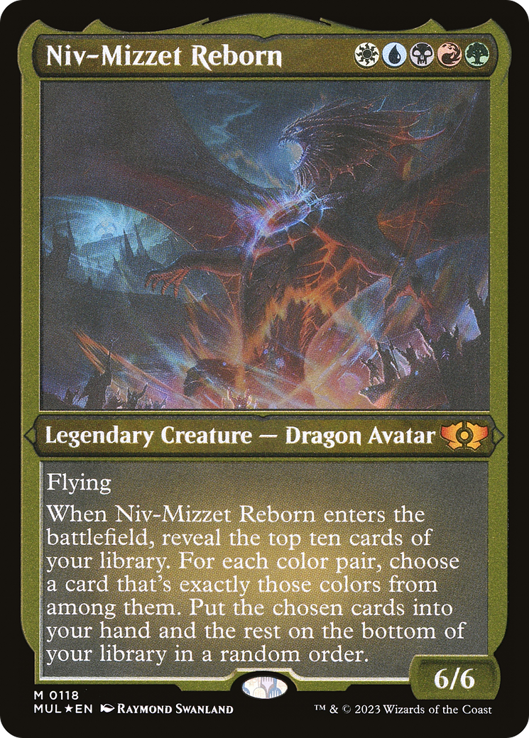 Niv-Mizzet Reborn (Foil Etched) [Multiverse Legends] | Jomio and Rueliete's Cards and Comics