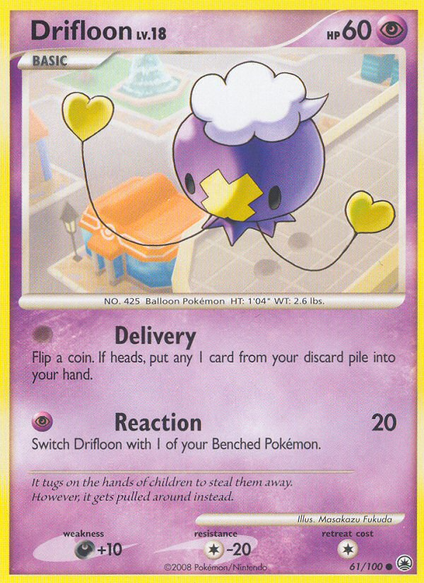 Drifloon (61/100) [Diamond & Pearl: Majestic Dawn] | Jomio and Rueliete's Cards and Comics