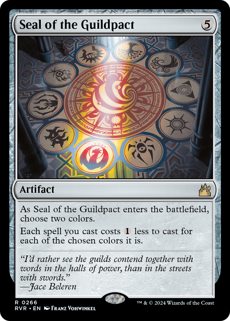 Seal of the Guildpact [Ravnica Remastered] | Jomio and Rueliete's Cards and Comics