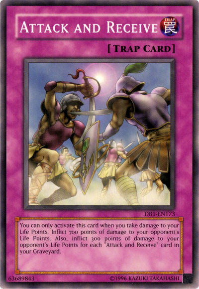 Attack and Receive [DB1-EN173] Common | Jomio and Rueliete's Cards and Comics