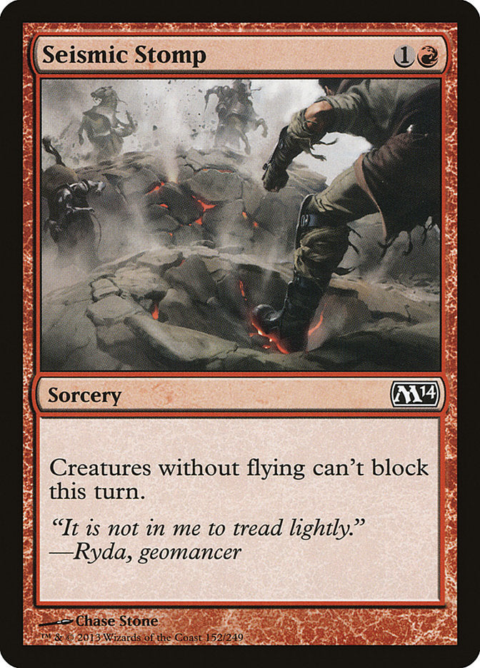 Seismic Stomp [Magic 2014] | Jomio and Rueliete's Cards and Comics