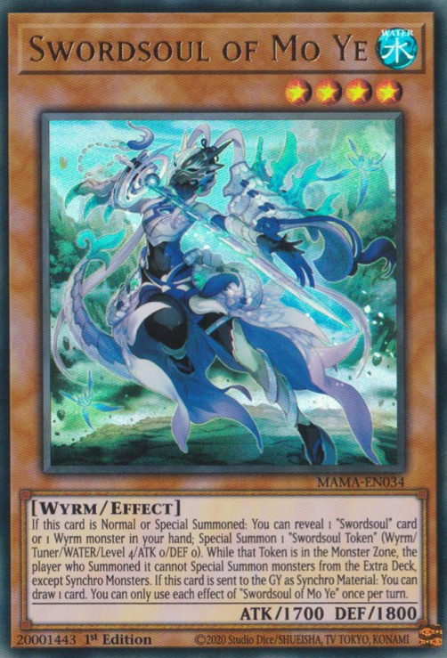 Swordsoul of Mo Ye [MAMA-EN034] Ultra Rare | Jomio and Rueliete's Cards and Comics