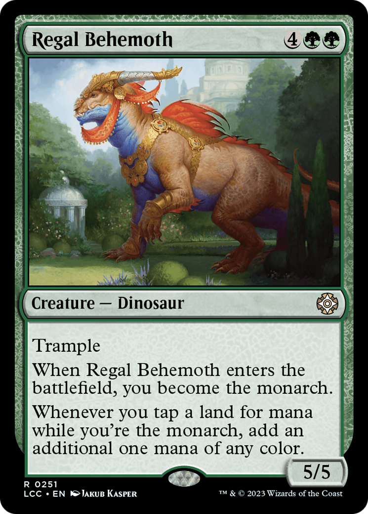 Regal Behemoth [The Lost Caverns of Ixalan Commander] | Jomio and Rueliete's Cards and Comics