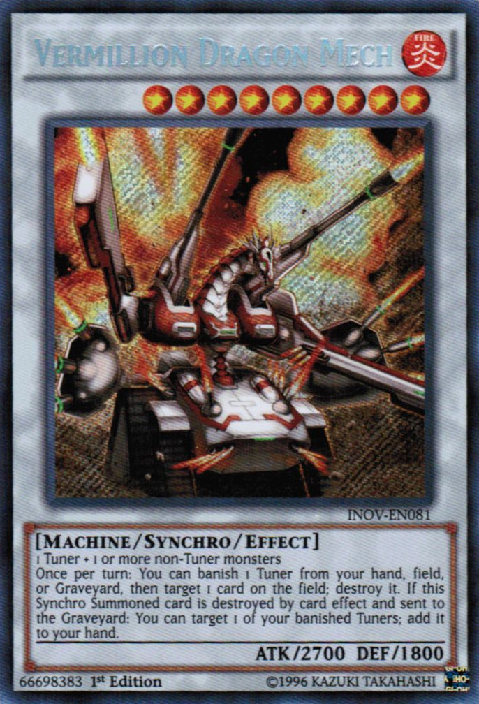 Vermillion Dragon Mech [INOV-EN081] Secret Rare | Jomio and Rueliete's Cards and Comics