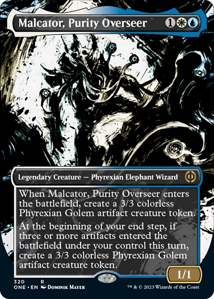 Malcator, Purity Overseer (Borderless Ichor) [Phyrexia: All Will Be One] | Jomio and Rueliete's Cards and Comics