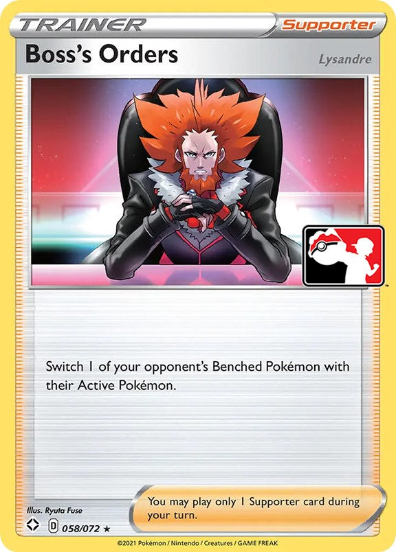Boss's Orders (058/072) [Prize Pack Series One] | Jomio and Rueliete's Cards and Comics