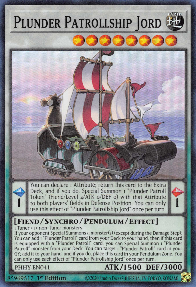 Plunder Patrollship Jord [PHHY-EN041] Super Rare | Jomio and Rueliete's Cards and Comics