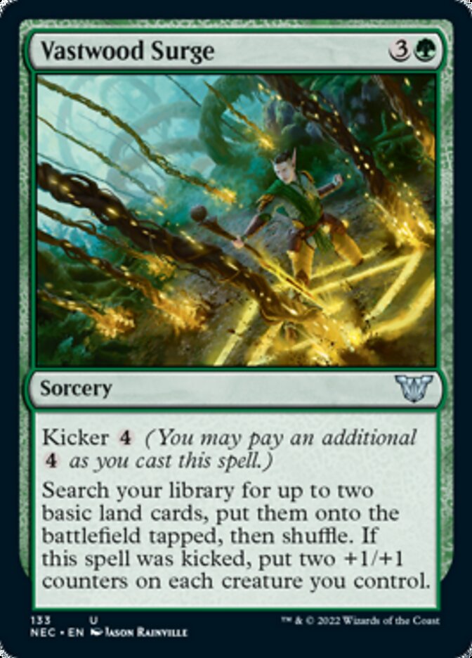 Vastwood Surge [Kamigawa: Neon Dynasty Commander] | Jomio and Rueliete's Cards and Comics