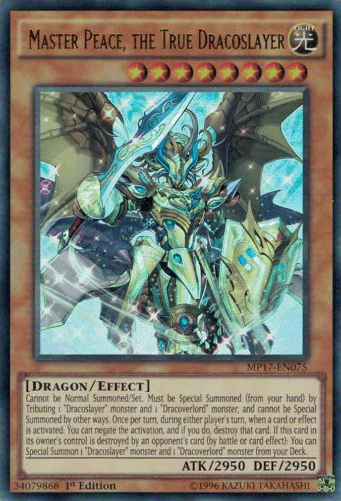 Master Peace, the True Dracoslayer [MP17-EN075] Ultra Rare | Jomio and Rueliete's Cards and Comics