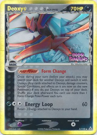 Deoxys (3/110) (Delta Species) (Stamped) [EX: Holon Phantoms] | Jomio and Rueliete's Cards and Comics