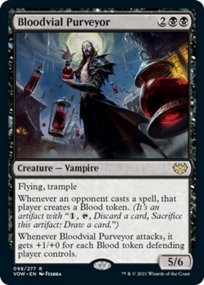 Bloodvial Purveyor [Innistrad: Crimson Vow] | Jomio and Rueliete's Cards and Comics