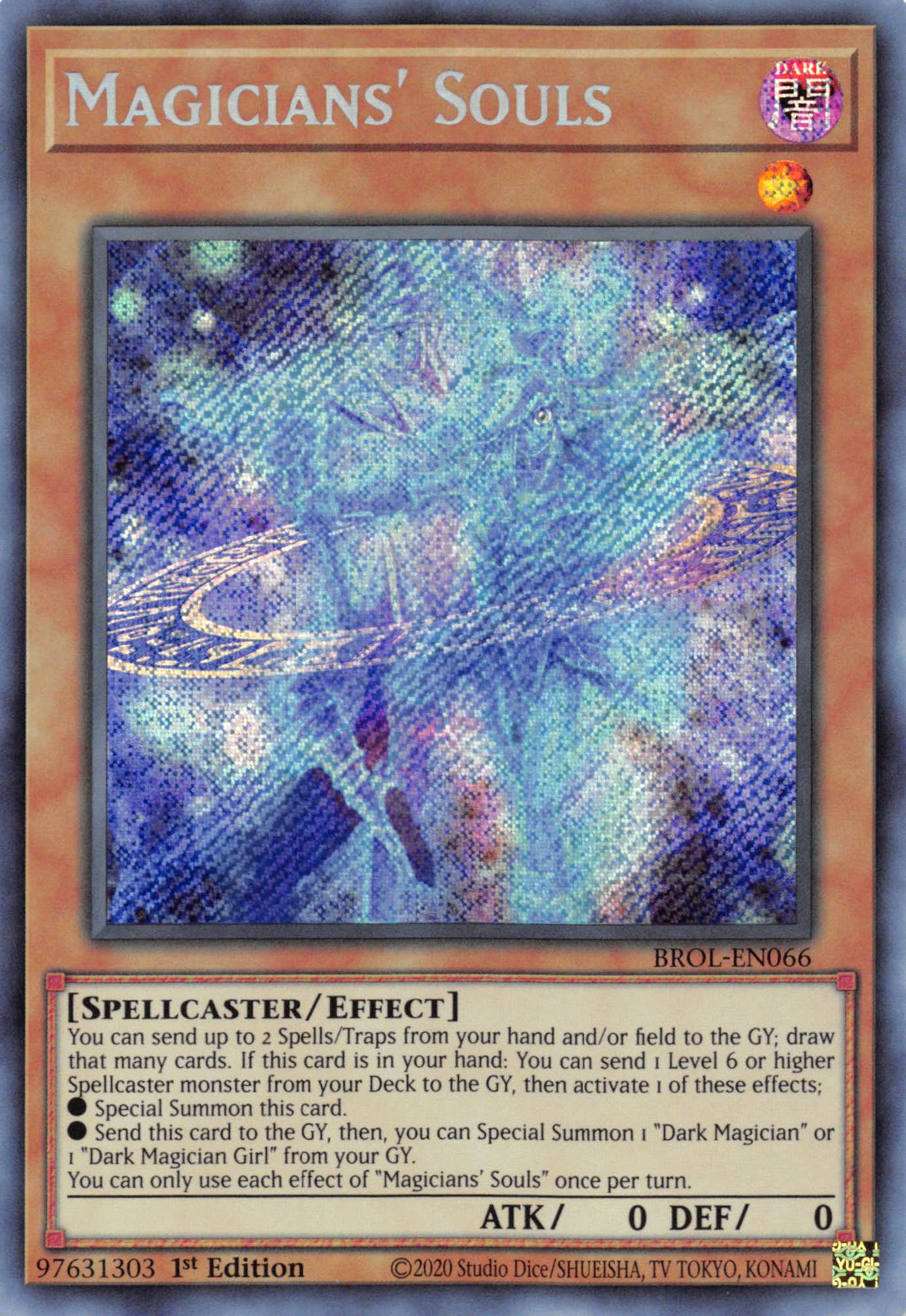 Magicians' Souls [BROL-EN066] Secret Rare | Jomio and Rueliete's Cards and Comics
