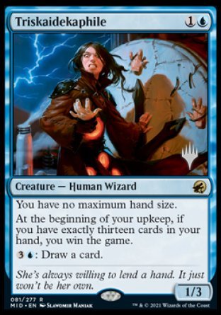 Triskaidekaphile (Promo Pack) [Innistrad: Midnight Hunt Promos] | Jomio and Rueliete's Cards and Comics