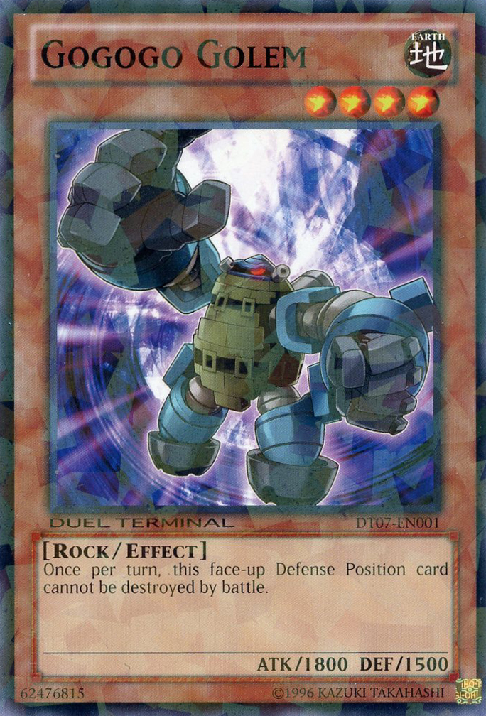 Gogogo Golem [DT07-EN001] Common | Jomio and Rueliete's Cards and Comics