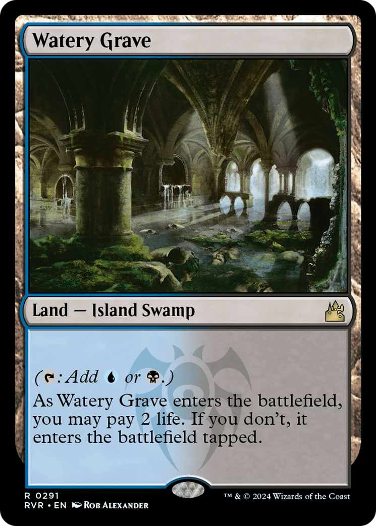 Watery Grave [Ravnica Remastered] | Jomio and Rueliete's Cards and Comics