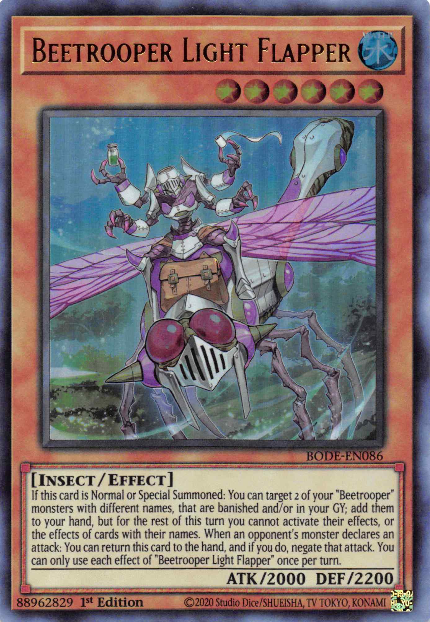 Beetrooper Light Flapper [BODE-EN086] Ultra Rare | Jomio and Rueliete's Cards and Comics