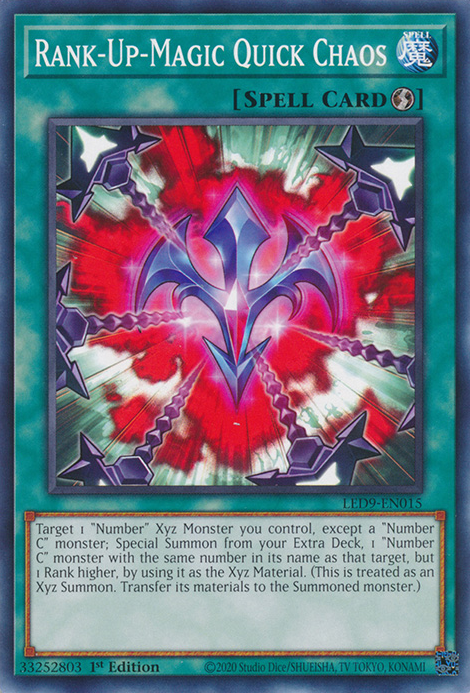 Rank-Up-Magic Quick Chaos [LED9-EN015] Common | Jomio and Rueliete's Cards and Comics