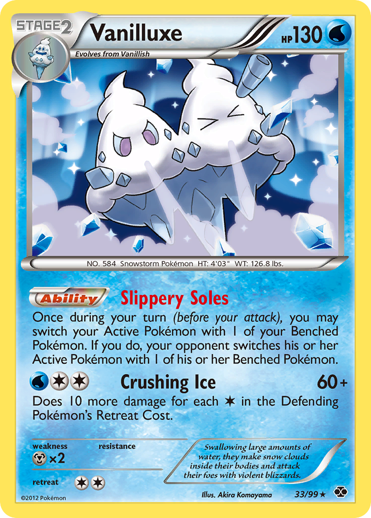 Vanilluxe (33/99) [Black & White: Next Destinies] | Jomio and Rueliete's Cards and Comics