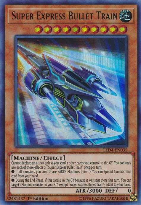 Super Express Bullet Train [LED4-EN035] Ultra Rare | Jomio and Rueliete's Cards and Comics