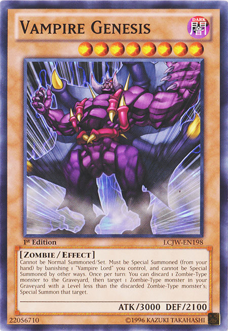 Vampire Genesis [LCJW-EN198] Common | Jomio and Rueliete's Cards and Comics