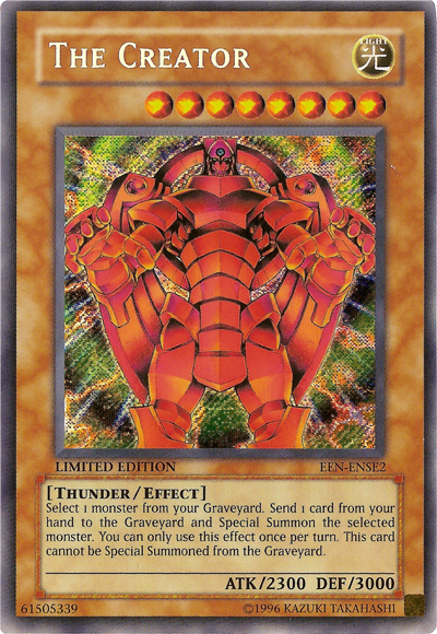 The Creator [EEN-ENSE2] Secret Rare | Jomio and Rueliete's Cards and Comics