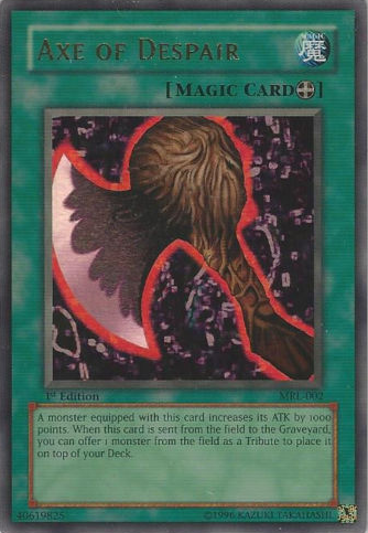 Axe of Despair [MRL-002] Ultra Rare | Jomio and Rueliete's Cards and Comics