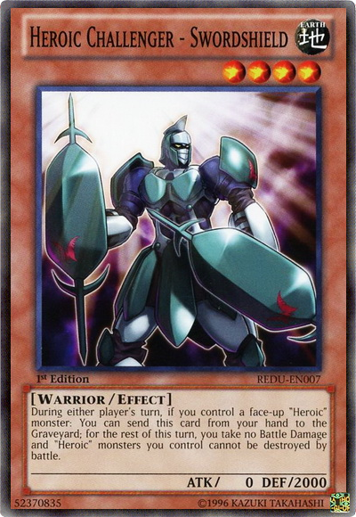 Heroic Challenger - Swordshield [REDU-EN007] Common | Jomio and Rueliete's Cards and Comics