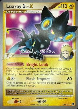 Luxray GL LV.X (109/111) (Luxdrill - Stephen Silvestro) [World Championships 2009] | Jomio and Rueliete's Cards and Comics