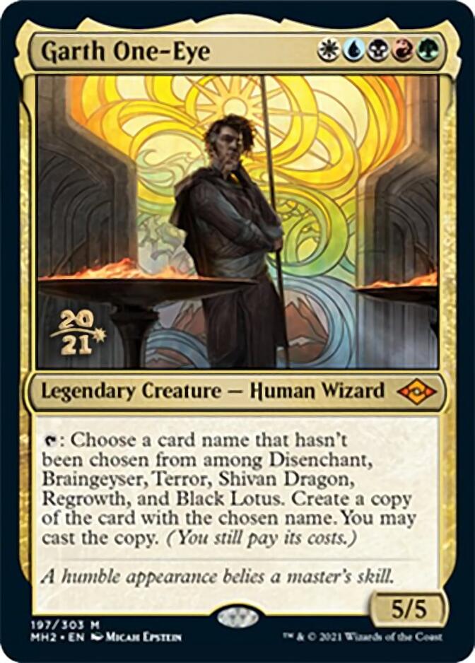 Garth One-Eye [Modern Horizons 2 Prerelease Promos] | Jomio and Rueliete's Cards and Comics