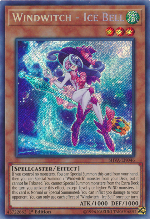 Windwitch - Ice Bell [SHVA-EN046] Secret Rare | Jomio and Rueliete's Cards and Comics