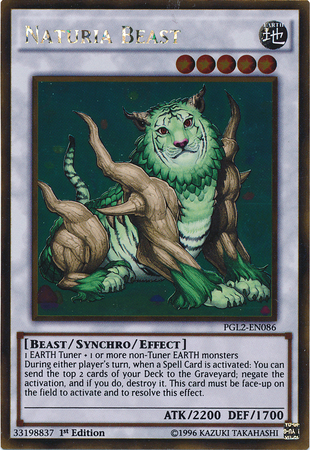 Naturia Beast [PGL2-EN086] Gold Rare | Jomio and Rueliete's Cards and Comics