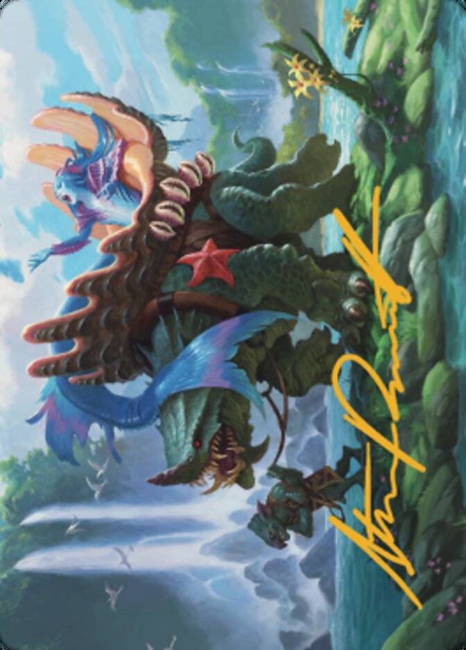 Vodalian Mindsinger Art Card (Gold-Stamped Signature) [Dominaria United Art Series] | Jomio and Rueliete's Cards and Comics