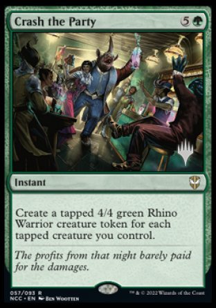 Crash the Party (Promo Pack) [Streets of New Capenna Commander Promos] | Jomio and Rueliete's Cards and Comics